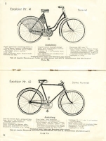 Excelsior Fahrrad Programm 1908