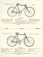 Excelsior Fahrrad Programm 1908