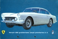 Ferrari 250 Grandturismo Coupé Pininfarina 2+2 Prospekt ca. 1958