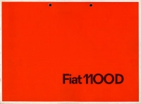 Fiat 1100 D brochure ca. 1963