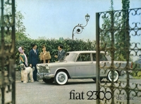 Fiat 2300 de Luxe brochure ca. 1966