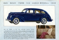 Ford V 8 Prospekt 1938