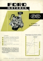 Ford Motor 4 Zyl. 1,7 l brochure 1960s