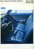 Ford Taunus 12 15 M P 6 brochure ca. 1969