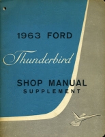 Ford / US Thunderbird Reparaturanleitung 1963