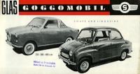 Glas Goggomobil Coupé 250 300 400 brochure 4.1964 /10.1964