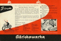 Preview: Göricke Diva Luxus + Görette Prospekt 1960er Jahre Preview: Göricke Diva Luxus + Görette Prospekt 1960er Jahre