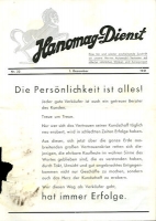 Hanomag-Dienst Nr. 32 1.12.1931