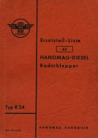 Hanomag R 24 Ersatzteilliste 7.1955