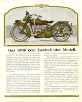 Harley-Davidson Programm ca. 1932