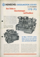 Henschel Motor 520 DO Prospekt 3.1953