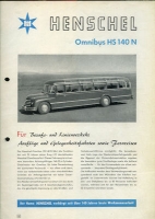 Henschel HS 140 N Prospekt 9.1953