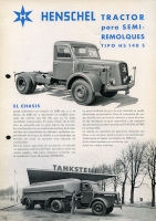 Henschel HS 140 S Prospekt 1.1958 sp