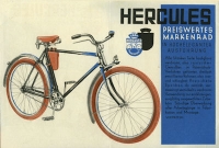 Hercules Fahrrad Programm 1930er Jahre