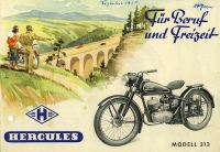 Hercules Modell 313 Prospekt 1951