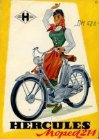 Hercules Moped 214 Prospekt 1953