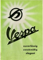 Hoffmann Vespa Prospekt 1950er Jahre
