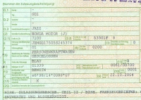 Preview: Honda Jazz (Typ GD 1) Original Fahrzeugbrief 2005