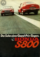 Honda S 800 / Coupè Prospekt 1968
