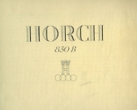 Preview: Horch V-8 Type 830 Prospekt 1935