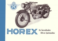 Horex SB 35 Prospekt ca. 1949