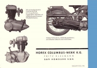 Horex SB 35 brochure ca. 1949