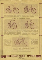 HWE Fahrrad Programm 1950er Jahre