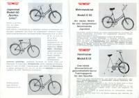 HWE Fahrrad Programm 1970er Jahre