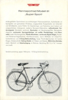 HWE Fahrrad Programm 1970er Jahre