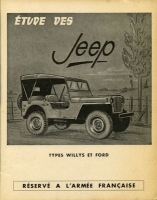 Preview: Jeep Types Willys et Ford Etude technique et pratique 1959