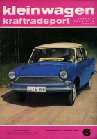 Kleinwagen / Kraftradsport 1960 Heft 6