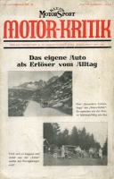 Klein-Motor-Sport / Motor-Kritik 1929 Heft 15