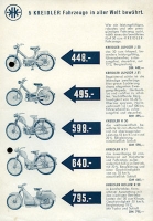 Kreidler pricelist 3.1955