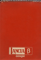 Lancia Beta Coupé Seller Handbook 1970s