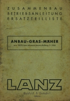 Lanz Grasmäher 8.1951