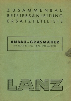 Lanz Grasmäher 9.1953