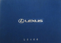 Lexus LS 400 brochure 1990s