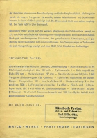 Preview: Maico M 200 Prospekt ca. 1956