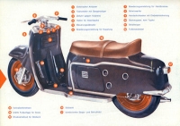 Preview: Maico Maicoletta 175 u. 250 ccm Prospekt ca. 1964