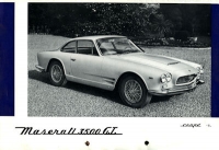 Maserati 3500 GT Prospekt ca. 1961