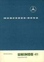 Mercedes-Benz Unimog 411 Bedienungsanleitung 1965