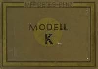 Mercedes-Benz Model K brochure ca. 1926