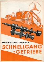 Mercedes-Benz-Maybach Schnellgang Getriebe Prospekt 8.1930