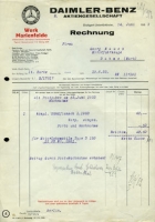 Mercedes-Benz Brief 1933 -1-