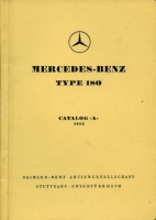 Mercedes-Benz 180 Partlist 1953