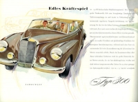 Mercedes-Benz 300 Prospekt ca. 1953