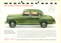 Mercedes-Benz 180 D Prospekt 1954 e