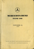 Mercedes-Benz 180 Partlist 10.1953