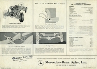 Mercedes-Benz 300 Convertible Automatic Prospekt 1950er Jahre