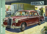 Mercedes-Benz 180 D brochure ca. 1956